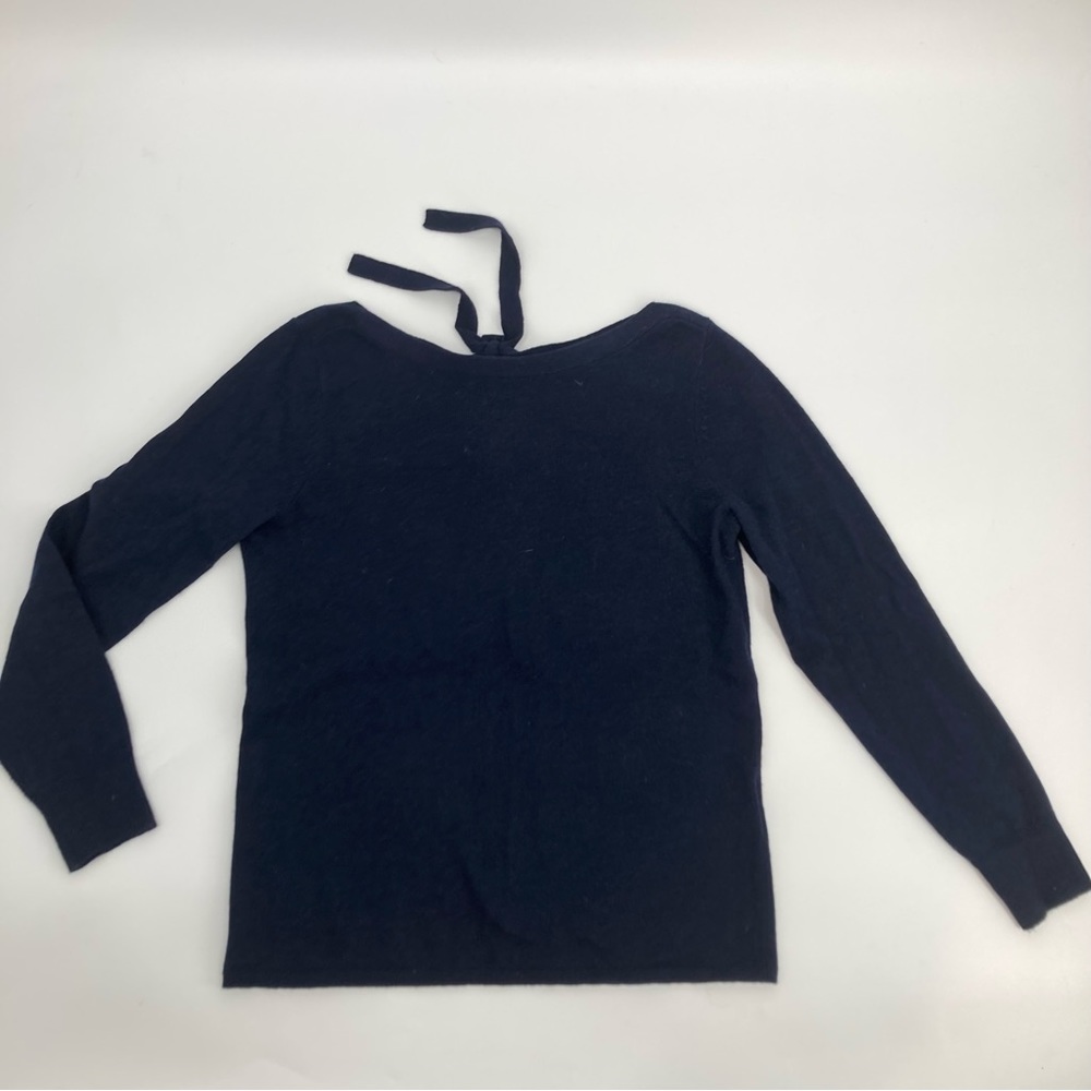 Banana Republic Navy Blue Scoop Neck Sweater - Size small